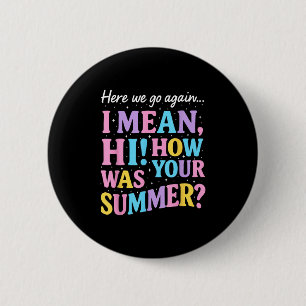 Badge Rond 5 Cm Ici On Va Encore Je Veux Dire Bonjour Comment Étai