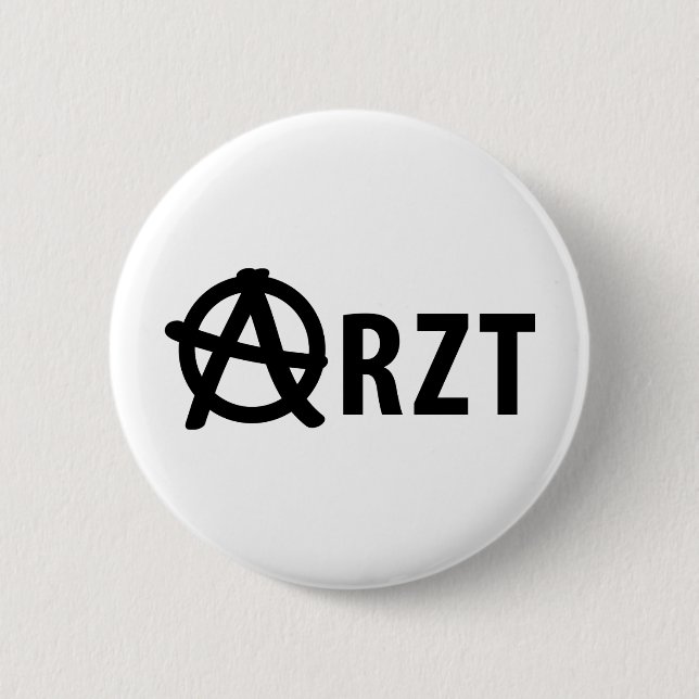Badge Rond 5 Cm Icône Arzt (Devant)