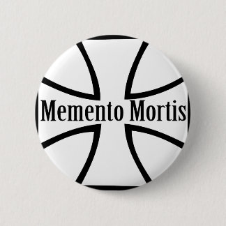 Badge Rond 5 Cm icône croisée de mortis de souvenir