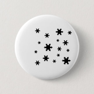 Badge Rond 5 Cm icône de flocons de neige