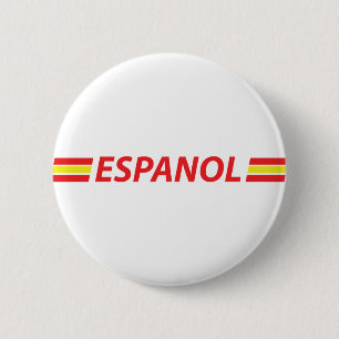 Badge Rond 5 Cm icône de l'espanol