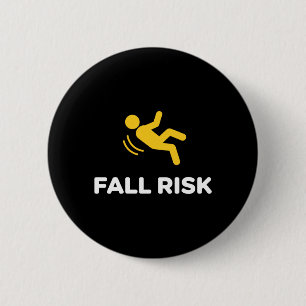 Badge Rond 5 Cm Icône de panneau d'humour de sécurité drôle de ris