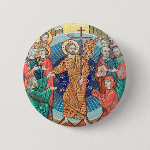 Badge Rond 5 Cm Icône mosaïque russe