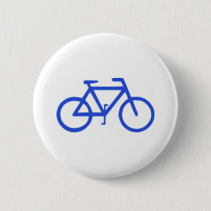 Badge Rond 5 Cm Icône Vélo