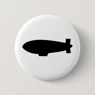 Badge Rond 5 Cm icône zeppelin