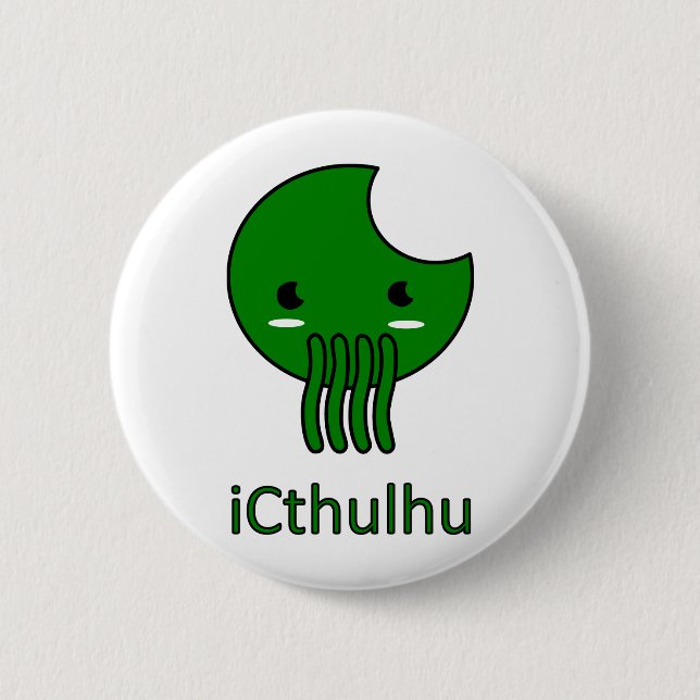 Badge Rond 5 Cm iCthulhu (Devant)