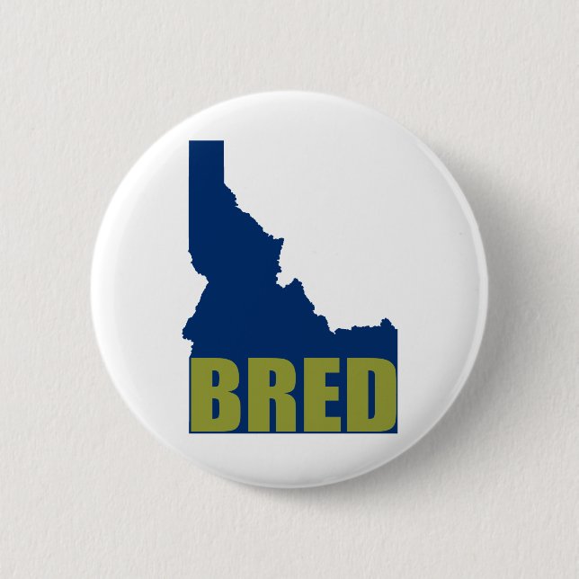 Badge Rond 5 Cm Idaho Bred (Devant)