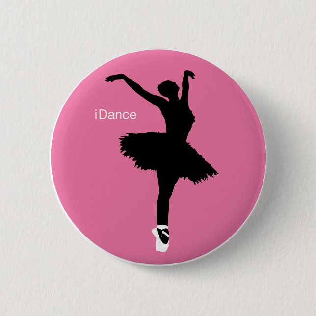 Badge Rond 5 Cm iDance (rose) (Devant)