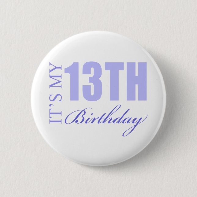 Badge Rond 5 Cm Idée cadeau 13e anniversaire (Devant)