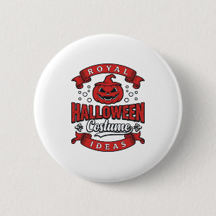 Badge Rond 5 Cm Idées de costumes d'Halloween vintage Vector Desig
