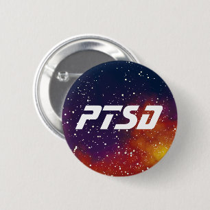Badge Rond 5 Cm Identité de galaxie personnalisable PTSD