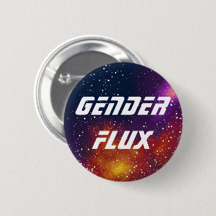 Badge Rond 5 Cm Identité Galaxie personnalisable Genderflux