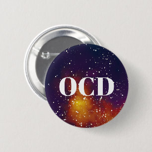Badge Rond 5 Cm Identité Galaxie personnalisable OCD