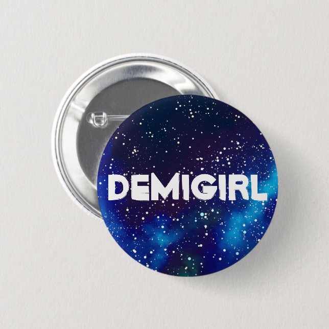 Badge Rond 5 Cm Identité personnalisable de galaxie de Demigirl (Devant & derrière)