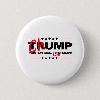 Badge Rond 5 Cm Idiot 2016 - Faites l'Amérique détester encore