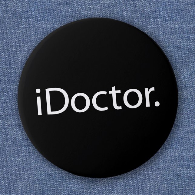 Badge Rond 5 Cm iDocteur (Créateur téléchargé)