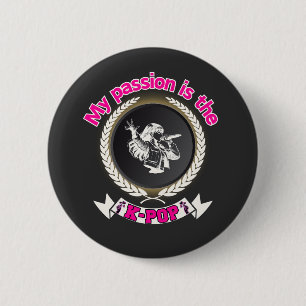 Badge Rond 5 Cm Idol chanter Passion KPop Music Fan Art Design