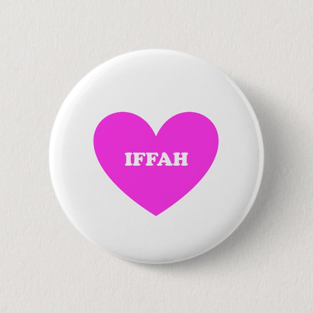 Badge Rond 5 Cm Iffah (Devant)