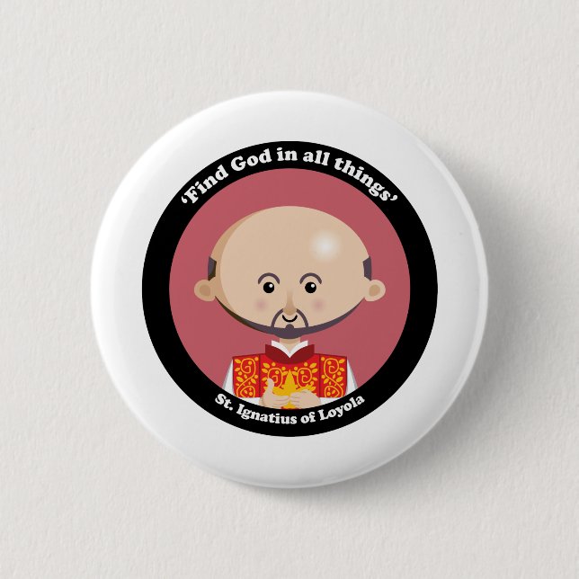 Badge Rond 5 Cm Ignace de Loyola (Devant)