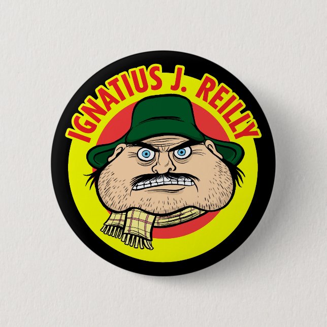Badge Rond 5 Cm Ignatius J. Reilly (Devant)