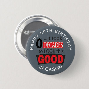 Badge Rond 5 Cm Il a fallu 100 ans pour regarder ce bon - Bouton g