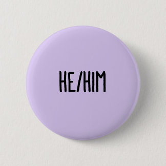 Badge Rond 5 Cm -il bouton de pronoms