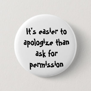 Badge Rond 5 Cm Il est plus facile…