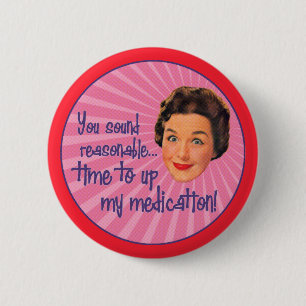 Badge Rond 5 Cm Il est temps d'augmenter les moyens