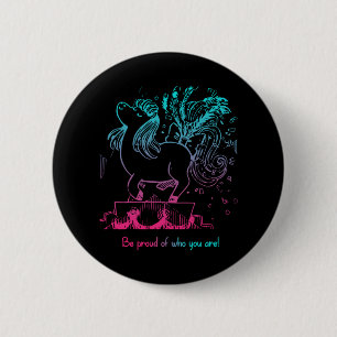 Badge Rond 5 Cm Il est temps d'être FIER ! Autocollant
