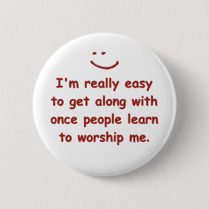 Badge Rond 5 Cm Il est vraiment facile m'obtenir avec