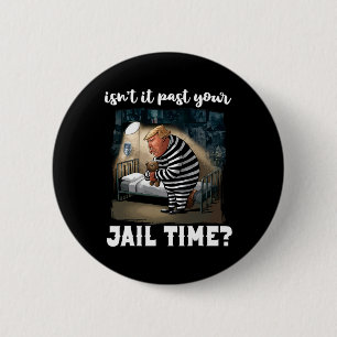 Badge Rond 5 Cm Il Passe Votre Temps De Prison Drôle Comédie Anti-