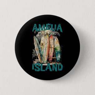Badge Rond 5 Cm Île Amelia Floride