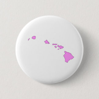 Badge Rond 5 Cm île hawaïenne rose