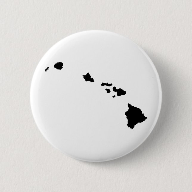 Badge Rond 5 Cm Îles hawaïennes (Devant)