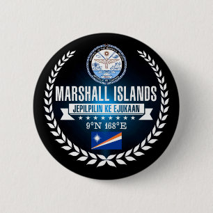 Badge Rond 5 Cm Îles Marshall