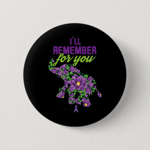 Badge Rond 5 Cm Ill Rappelez-Vous Alzheimer Alzheimers Awards