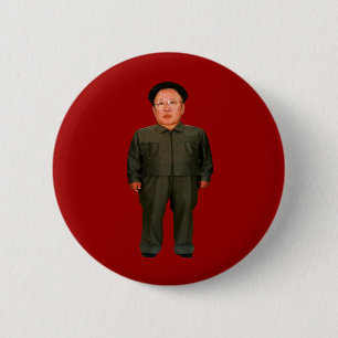 Badge Rond 5 Cm Illin de Kim Jong