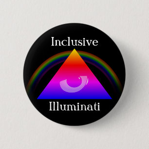 Badge Rond 5 Cm Illuminati inclus