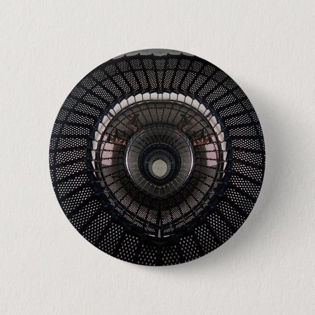 Badge Rond 5 Cm illusion optique (Devant)