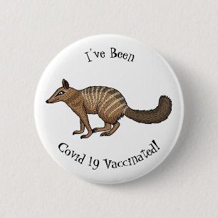 Badge Rond 5 Cm Illustration de dessin animé joyeux numbat