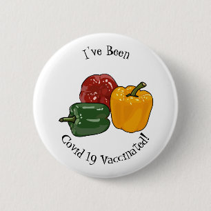 Badge Rond 5 Cm Illustration de dessin de Capsicum