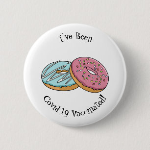 Badge Rond 5 Cm Illustration de Donut