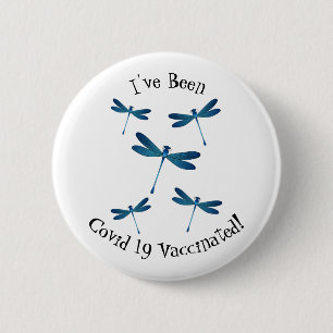 Badge Rond 5 Cm Illustration de dragonfly