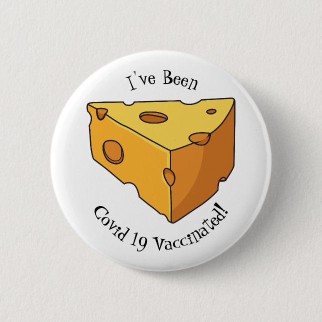 Badge Rond 5 Cm Illustration de fromage (Devant)