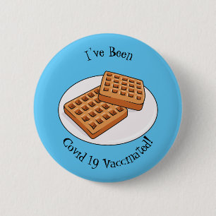 Badge Rond 5 Cm Illustration de gaufre