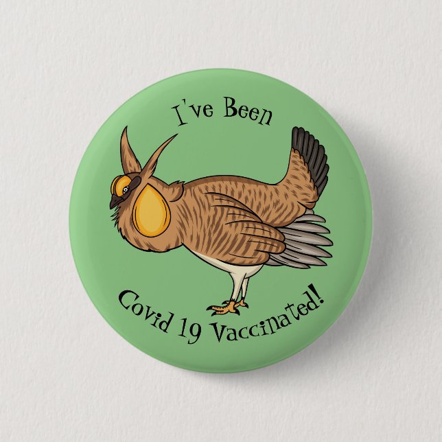 Badge Rond 5 Cm Illustration de la bande dessinée de poulet de pra (Devant)