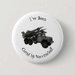 Badge Rond 5 Cm Illustration de la caricature d'un véhicule à miss