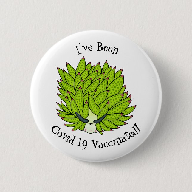 Badge Rond 5 Cm Illustration de la feuille de limon (Devant)
