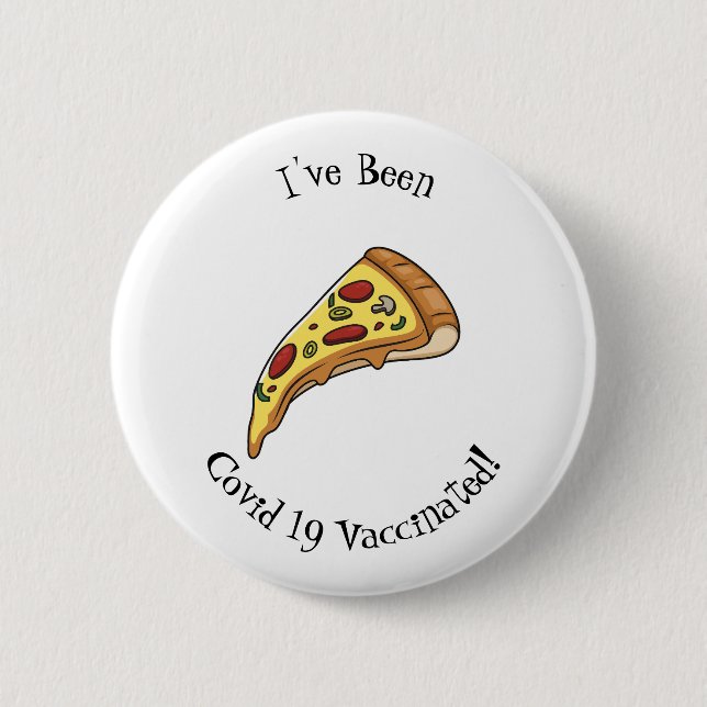 Badge Rond 5 Cm Illustration de la pizza (Devant)