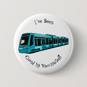 Badge Rond 5 Cm Illustration de locomotive électrique
